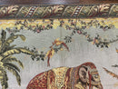 Vintage Tapestry 4 x 5.6, Adorned Elephant Pictorial