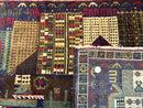 Balouch Rug 3x5, Afghan Carpet, City Pictorial