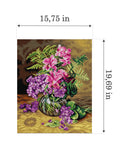 Gobelin canvas for halfstitch without yarn after Clara von Sivers - Still Life 2904M