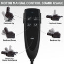 Dual Motor Infinite Position Up to 350 LBS Leatherair Power Lift Recliner Chair, Heavy Duty Motion Mechanism with 8-Point Vibration Massage and Lumbar Heating, Stainless steel Cup Holders, Brown