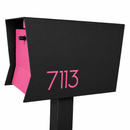 Retrobox-2.0  in TEXTURED MATT JET BLACK - Modern Mailbox