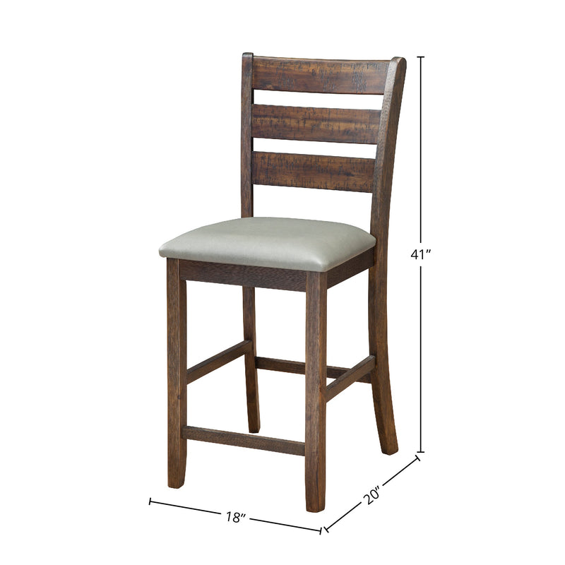 Emery Pub Height Chairs, Walnut