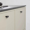 Brushed Matte Black "Elan" Knob and Drawer Pulls