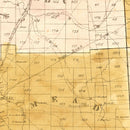 Vintage Map of Crawford County, Pennsylvania 1839