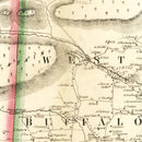Vintage Map of Union County, Pennsylvania 1856