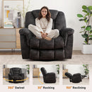Oversized Swivel Recliner With Extra Wide Seat For Big And Tall