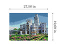 Needlepoint canvas for halfstitch without yarn Hluboka Castle 2992R