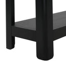 Mirod Modern Farmhouse Console Table,Elegant Minimalist Design with Premium Wood Veneer and Rounded Corners