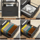 66 Inch Computer Desk 5 Drawers For Home Office Workspace