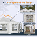 [29X21FT] Extra-Large Heavy-Duty Outdoor Waterproof Party, Wedding Tent With Steel Frame (SAK53821)