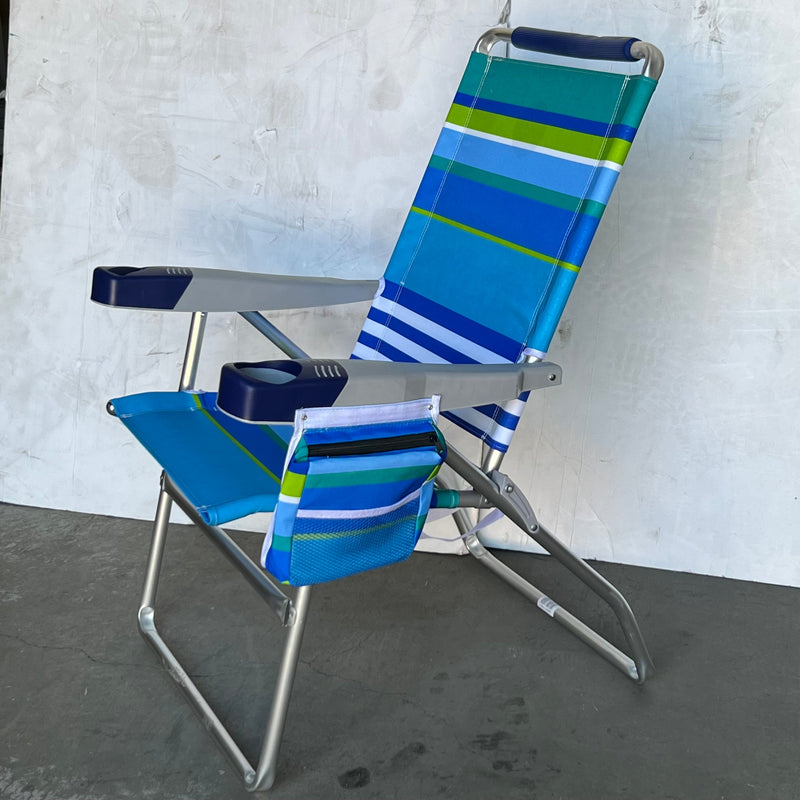 RIO BEACH High Blue Foldable Beach Chair 17‎" SC617-1911-1