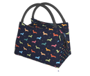 Black Multicolor Cooler Bag