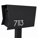 Retrobox-2.0  in TEXTURED MATT JET BLACK - Modern Mailbox