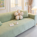 Modern Slipcovers Geometric Textured Stretchable Sofa Cover for Couch with Chaise