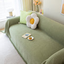 Chenille Large Throw Couch Cover Blanket with Water-Resistant for Futon, Loveseat, and L-Shaped Sofa