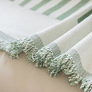 Boho Stripe Sectional Couch Cover Soft Chenille Sofa Slipcovers Blanket on The Sofa for Living Room