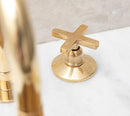 Deck Mount Brass Bathroom Faucet