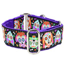 XOLO – Sugar Skull Buckle Martingale Dog Collar