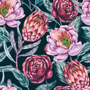 Contemporary Exotic Flowers Wallpaper Tasteful Select