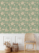 Vintage Floral Design Wallpaper