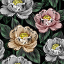 Elegant Dark Floral Wallpaper Smart Quality