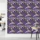 Mandala with Flowers Wallpaper