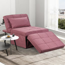Ainfox 73inch Cloud Puff Convertible Sofa Bed White,4-in-1 Folding Sofa