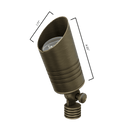 RAL8100 x20 Package Mini Brass Accent Light Low Voltage LED Outdoor Landscape Spotlight
