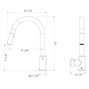 ZLINE Gemini Touchless Kitchen Faucet GEM-KFS-PG