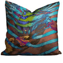 Velvet Pillow - Luxury Vegan - African Paint