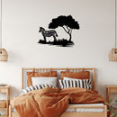 Zebra Tree - Metal Wall Art