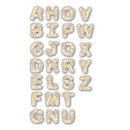 Unfinished Wood Layered Themed Letters | Clouds & Hot Air Balloons | A-Z | 2 Piece | up to 24"