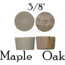 Wood Plugs, End Grain Tapered Flat Top (Pack of 12)