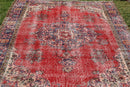 Vintage Handmade Unique Rug  5'10'' X 9'2''