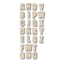 Unfinished Wood Layered Themed Letters | Space | A-Z | 2 Piece | up to 24"