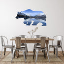 Limited Edition Two Medicine Lake Bear - Metal Wall Art