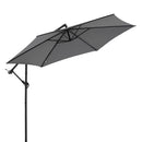 Ainfox 10ft Patio Umbrellas Offset Outdoor Umbrella Cantilever Hanging Umbrellas