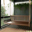 Keystone Amish Co. 4 Foot Franklin Porch Swing Bed, Mushroom Stain