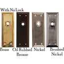 Door Trim Plate with Detailed Edge