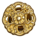 Elegant Brass Victorian Knob with Finishing Washer for Antique Furniture Restoration