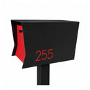 Retrobox-2.0  in TEXTURED MATT JET BLACK - Modern Mailbox