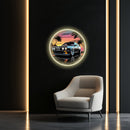 Car wall art lighted, Car light up sign, Car neon light sign - UvCar36