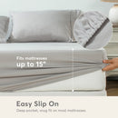 Kasentex Lightweight Sheet Set Twin/Full/Queen/King - Breathable Deep Pocket Bed Sheets with Pillowcases