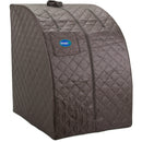 Personal Steam Sauna for Weight Loss, Detox & Relaxation at Home, Chair Included - Black Coffee