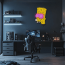 Bart Simpson Plexiglass Neon Art, Simpson Neon Sign, Neon Light Sign, Neon Wall Art