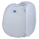 Personal Foldable Steam Sauna for Weight Loss, Detox, Relaxation at Home, 60 Minute Timer, 800 Watt Steam Generator, Chair Included (Silver)