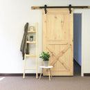 Non-Bypass Sliding Barn Door Hardware Kit - Twig Design Roller
