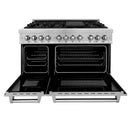 ZLINE 48" Bundled Stainless DualRange RangeHood Dishwasher 3KP-RASRH48-DW