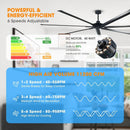 Silent Storm Extra Large Ceiling Fan with Remote Control