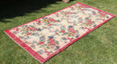 Vintage Handmade Unique Rug  3'2'' X 6'6''